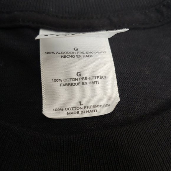 Harrahs Casino ELVIS Presley ELV1S Mens L Gildan T Shirt Black The King Music - Picture 8 of 8